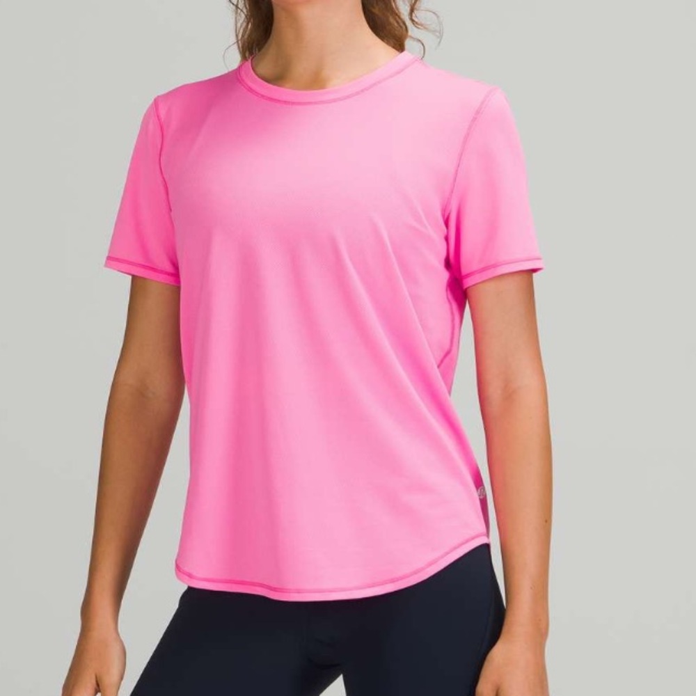 Lululemon High Neck Running and Training T-Shirt
*Pow Pink Light